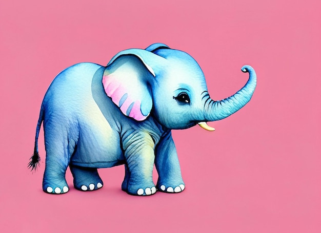 A Cute baby elephant