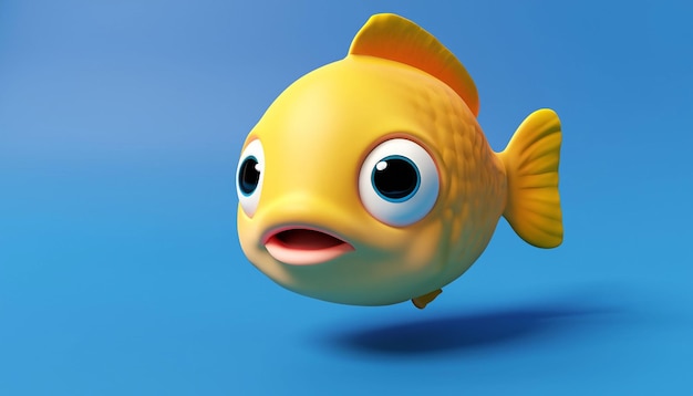 A cute baby fish