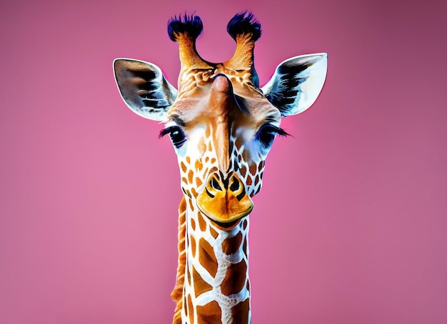 A Cute baby Giraffe