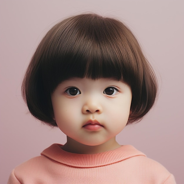 Cute baby girl korean baby girl haircut