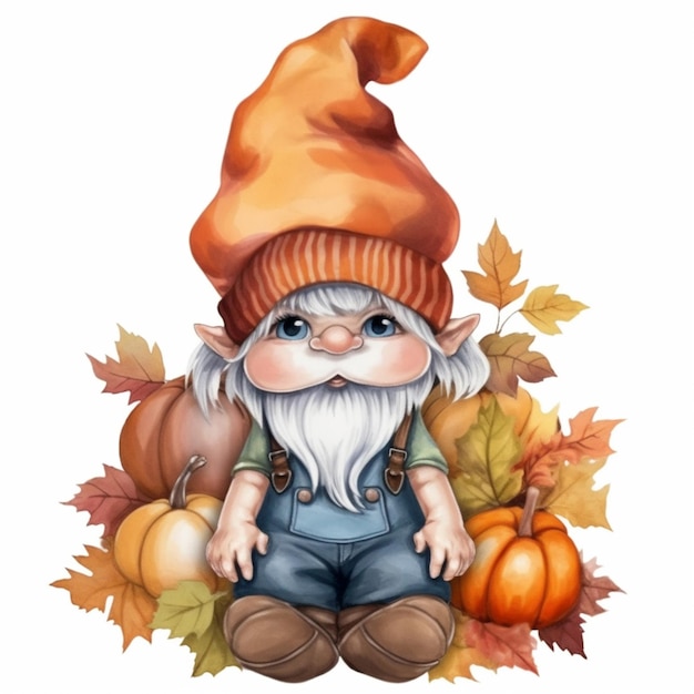 Cute Baby Gnomes Sublime Watercolor