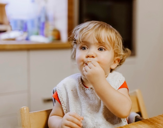 cute baby at home