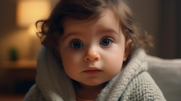 a cute baby photo