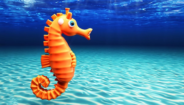 A Cute Baby Sea Horse