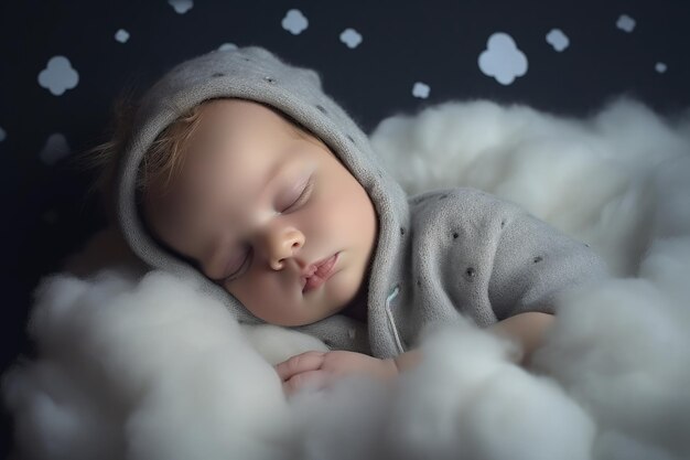 Cute baby sleeping