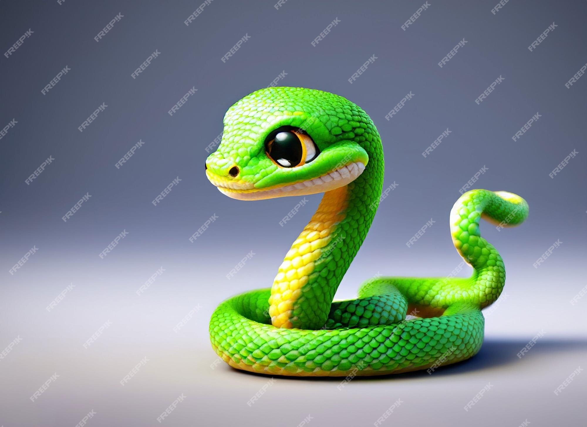 LOOK, SNAKE, 3D, GREEN, HD wallpaper