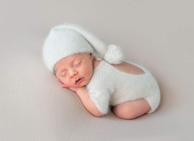 Cute baby sweetly sleeping