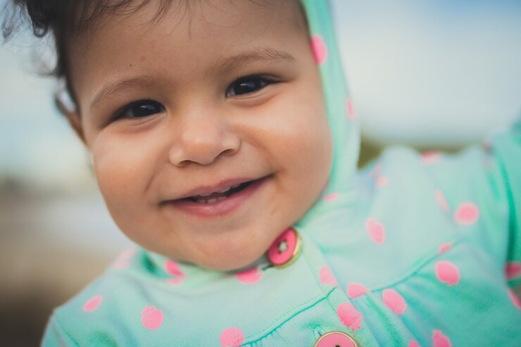 Cute baby with cute smille