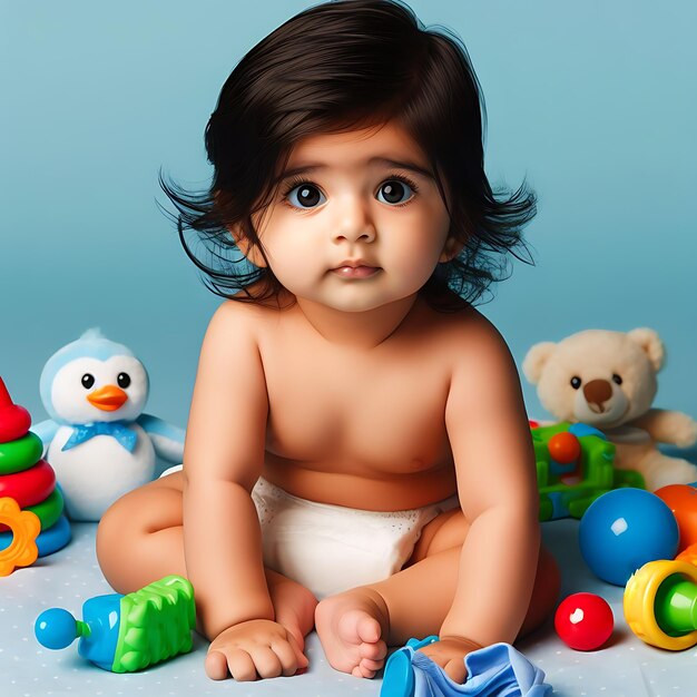 Photo cute baby