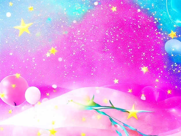 cute background with sparkling powder and shimmering particlesa party with a simple backdrop image