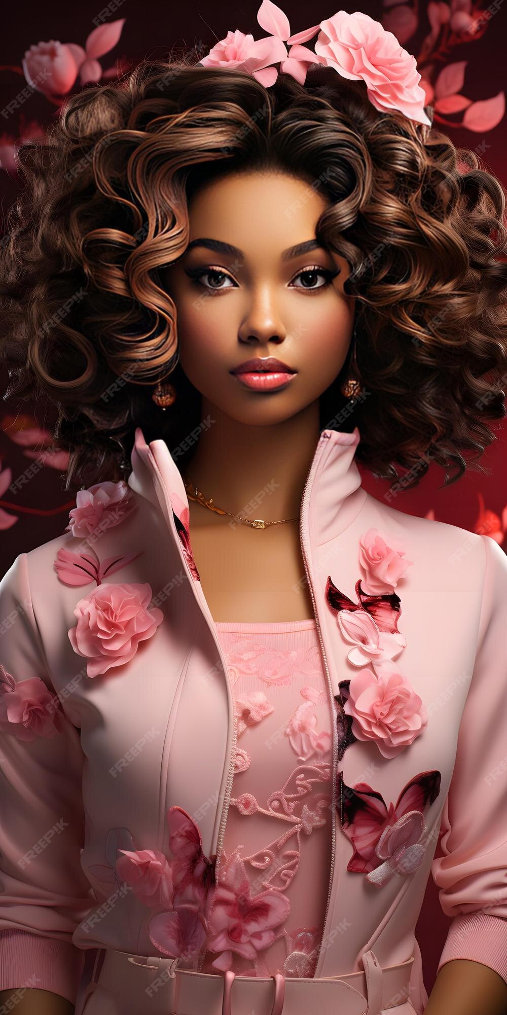 premium-ai-image-cute-barbie-doll-with-pink-outfit