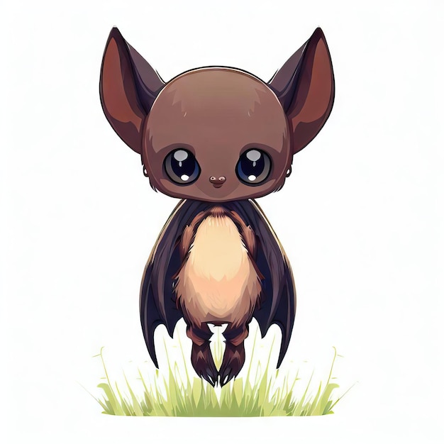 Cute Bat Family Picnic DelightGenerative AI