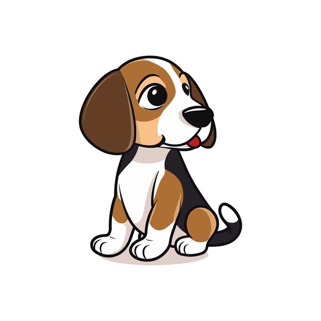 Photo cute beagle