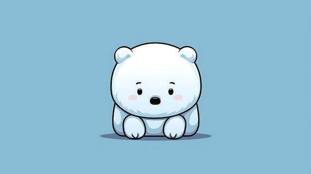 cute bear cartoon pastel background