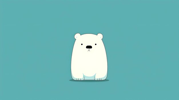 cute bear cartoon pastel background