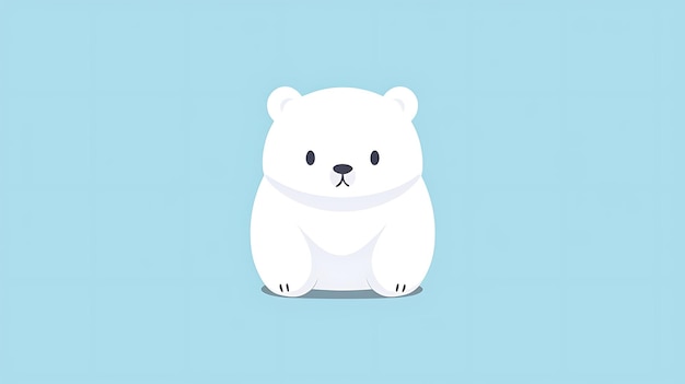 cute bear cartoon pastel background