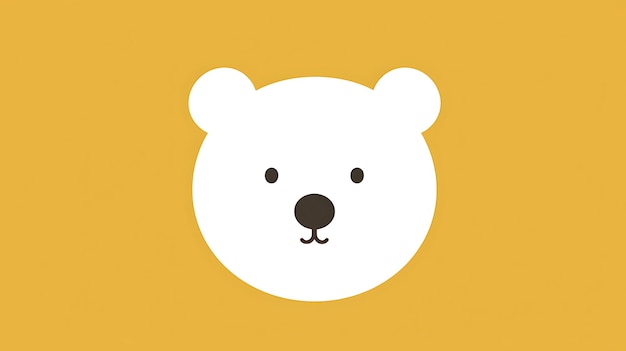 cute bear cartoon pastel background