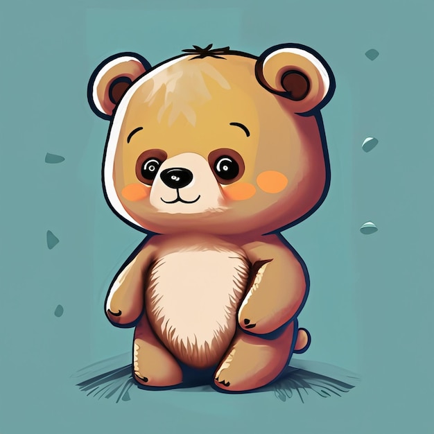 cute bear illustration