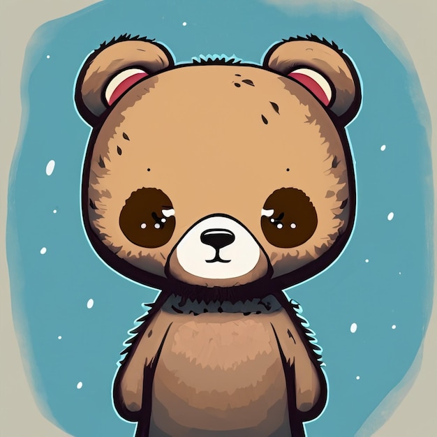 cute bear illustration