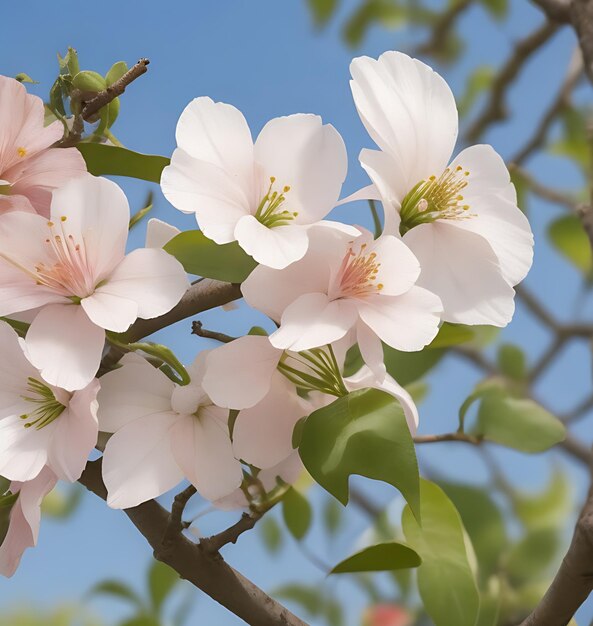 Cute Beautiful flower on tree