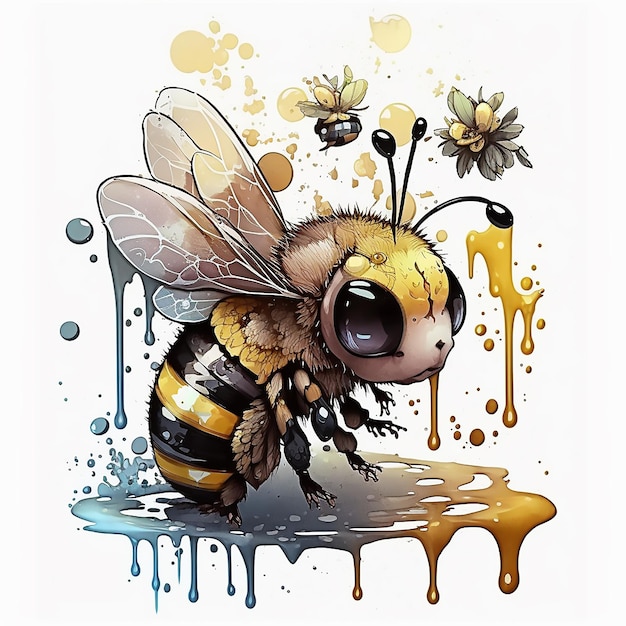 Cute Bee Kawaii