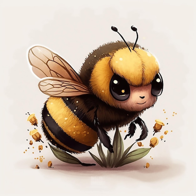 귀여운 꿀벌 가와이이