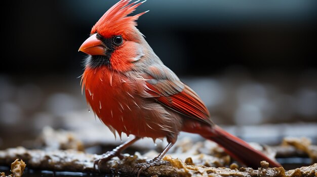 cute bird photo generative ai