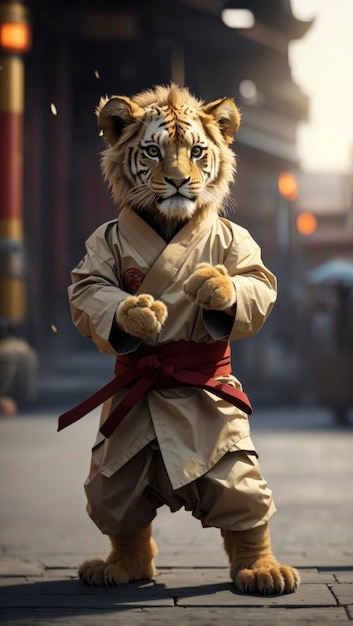 Cute But Black Belt Kung Fu Animal