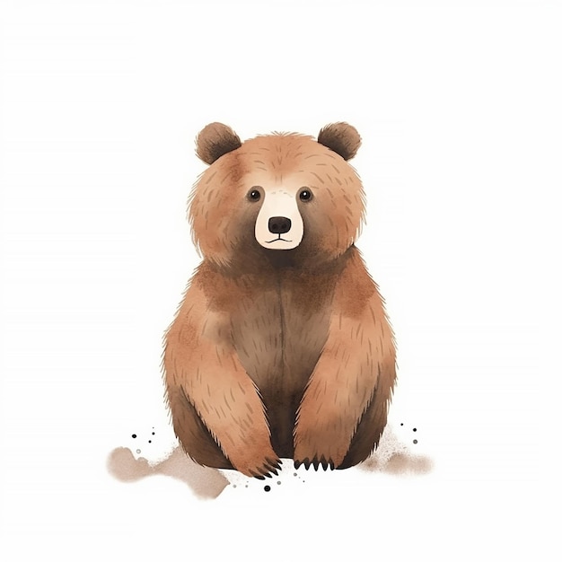 Cute boho bear