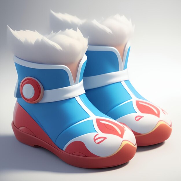 Cute boots used for game ideas