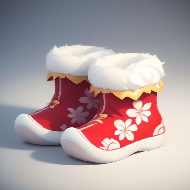 Cute boots used for game ideas