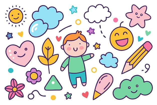 Cute Boy Illustration