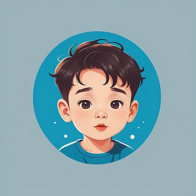 cute boy logo