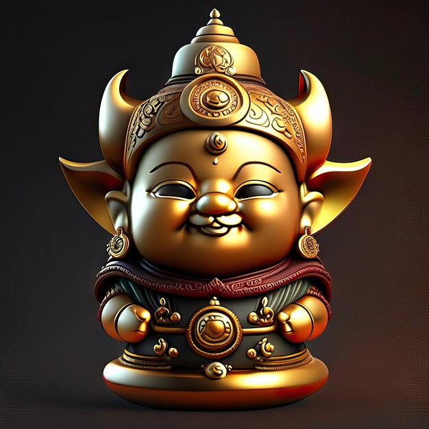 Photo cute buddha statue