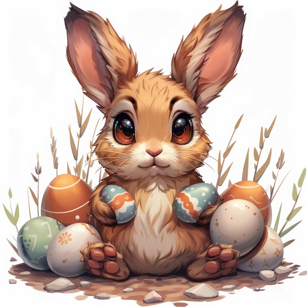 cute bunny illustration