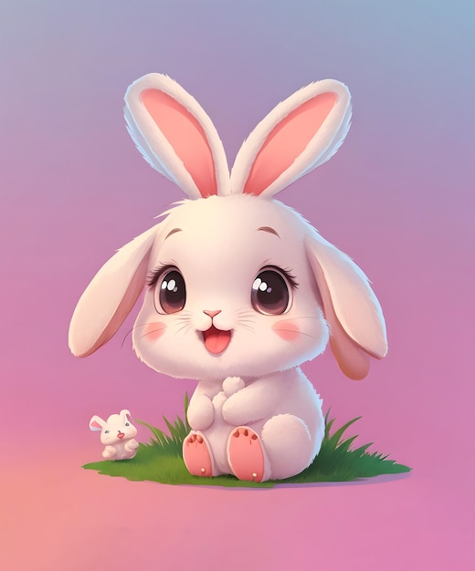 Cute bunny illustration