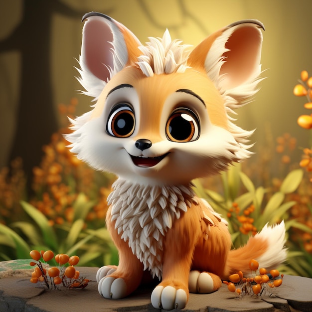 Cute Cartoon Animal Illustration