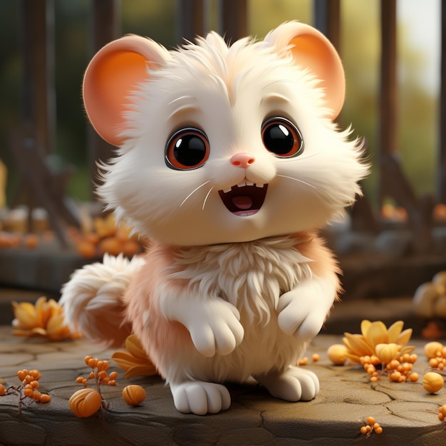 Cute Cartoon Animal Illustration