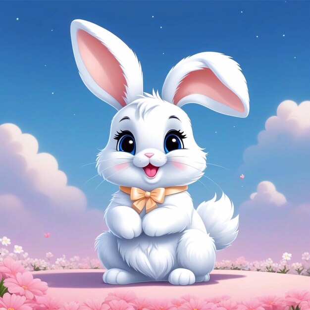 Cute cartoon bunny