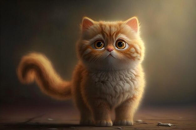 cute cartoon cat