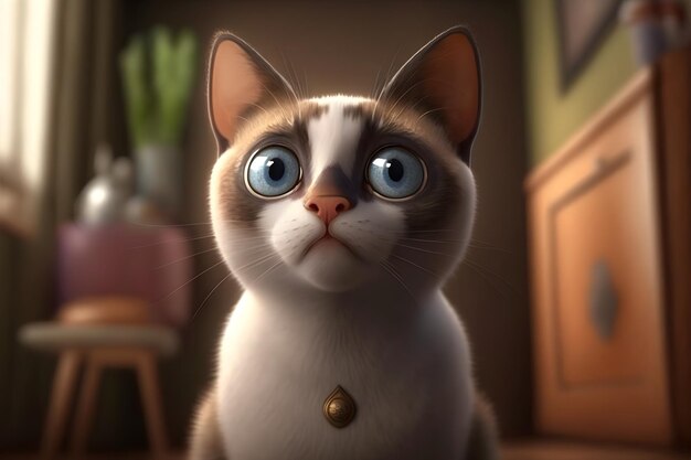 cute cartoon cat