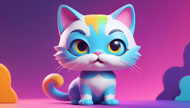 Cute Cartoon Cat