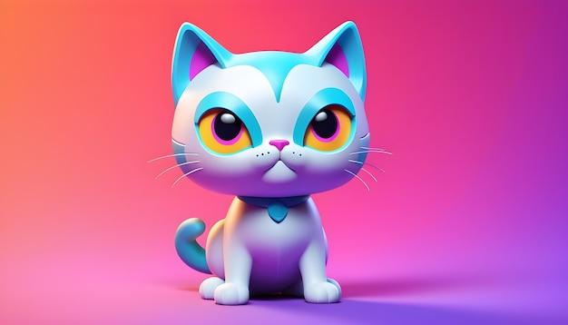 Cute Cartoon Cat