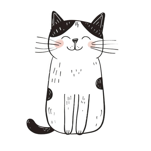 Милые мультфильмы с рисунками кошек
