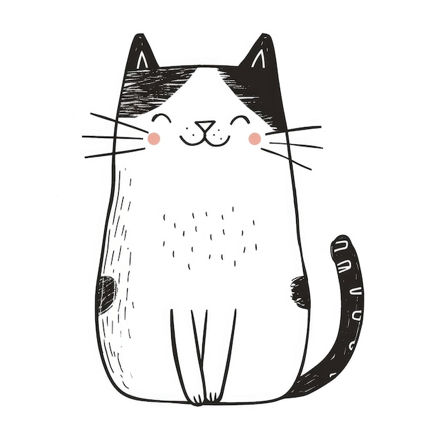 Милые мультфильмы с рисунками кошек