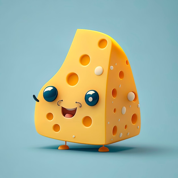 Cute Cartoon cheese character