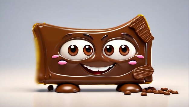 cute cartoon chocolate