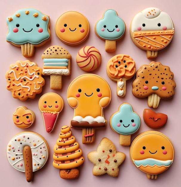 cute cartoon cookies