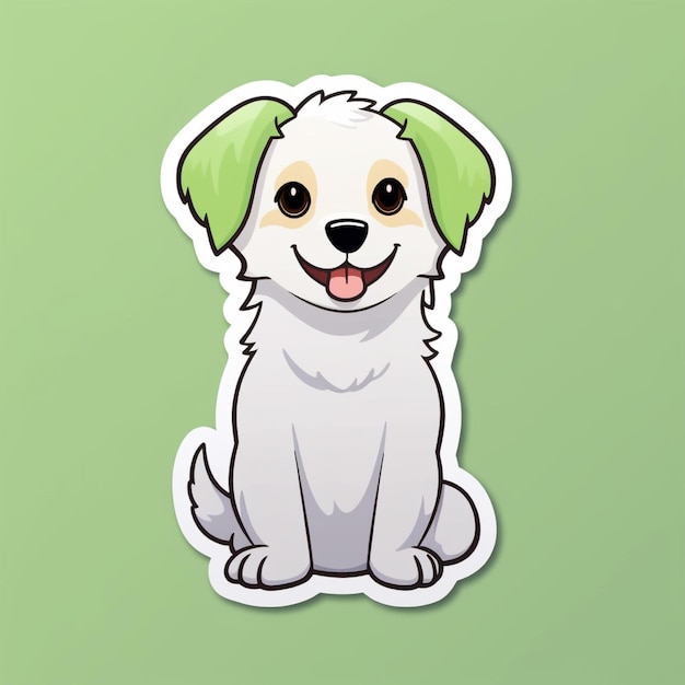 Premium AI Image  Cute funny cartoon dog with funny expression