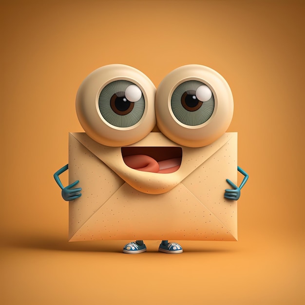 Cute Cartoon Envelope Character